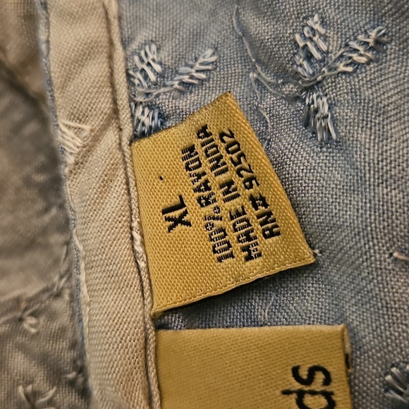 Vtg SACRED THREADS Patchwork Colorblock Embroidered Boho Hippie Pantsuit - Picture 12 of 13